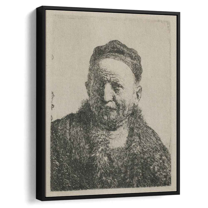 Head and Bust, Full Face by Rembrandt