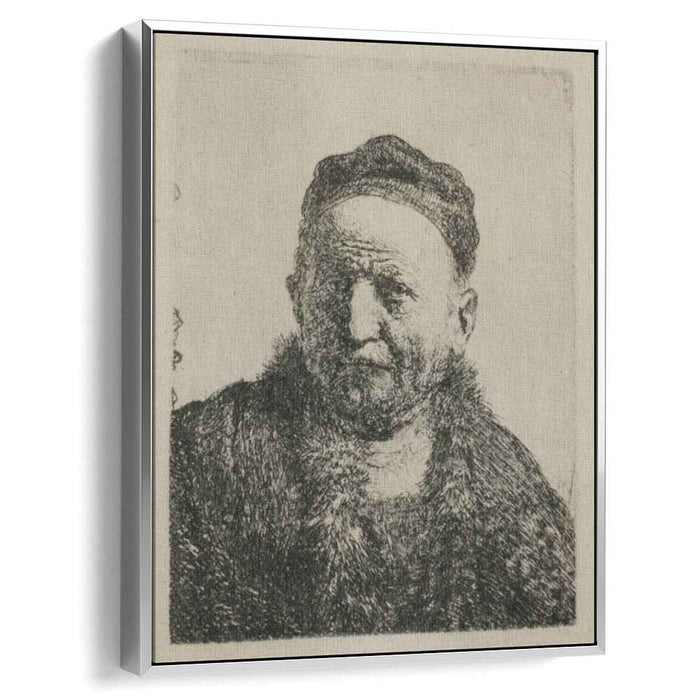 Head and Bust, Full Face by Rembrandt