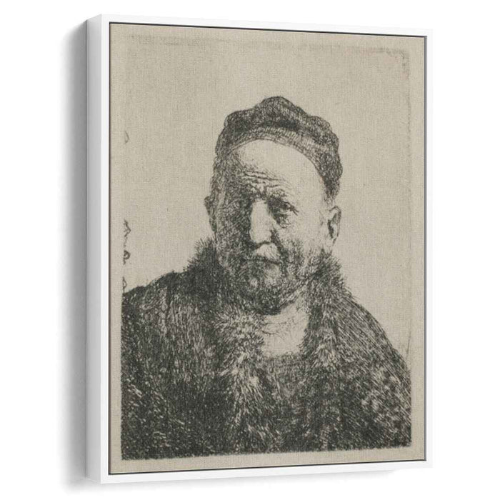 Head and Bust, Full Face by Rembrandt