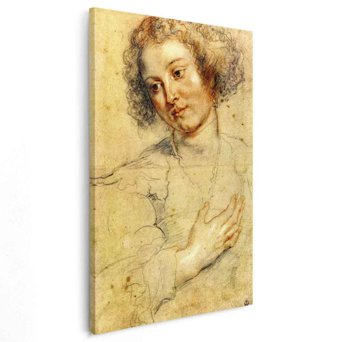 Head and Right Hand of a Woman by Peter Paul Rubens