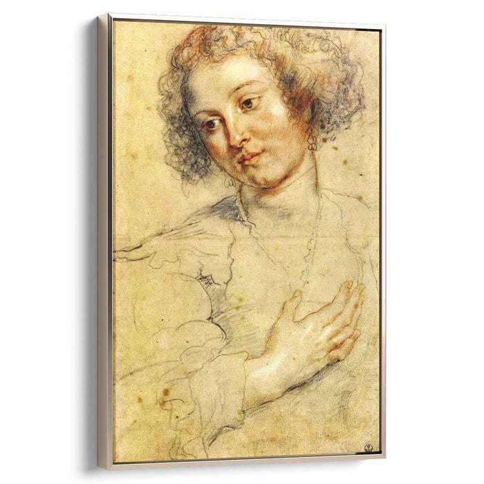 Head and Right Hand of a Woman by Peter Paul Rubens