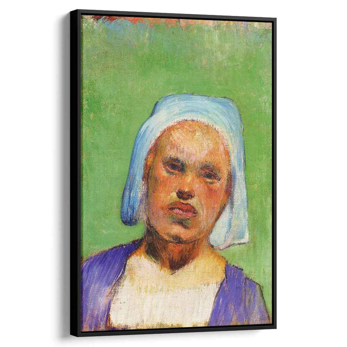 Head of a Breton (Marie Louarn) (1888) by Paul Gauguin