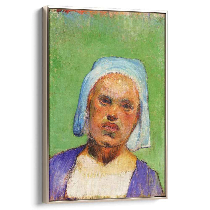 Head of a Breton (Marie Louarn) (1888) by Paul Gauguin