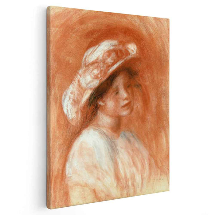 Head of a Girl by Pierre-Auguste Renoir