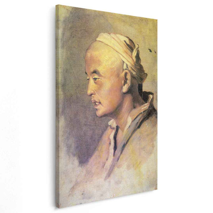 Head of a Kirghiz. Sketch (1869) by Vasily Perov