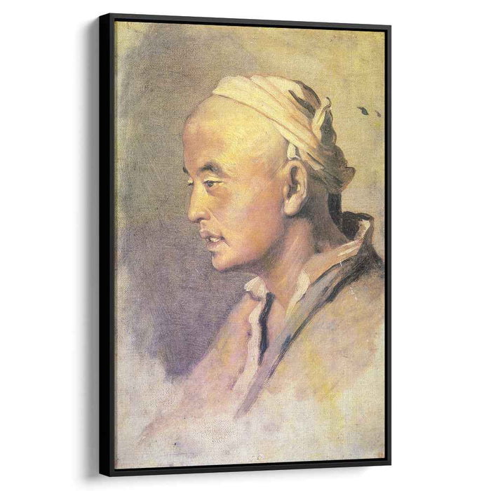 Head of a Kirghiz. Sketch (1869) by Vasily Perov