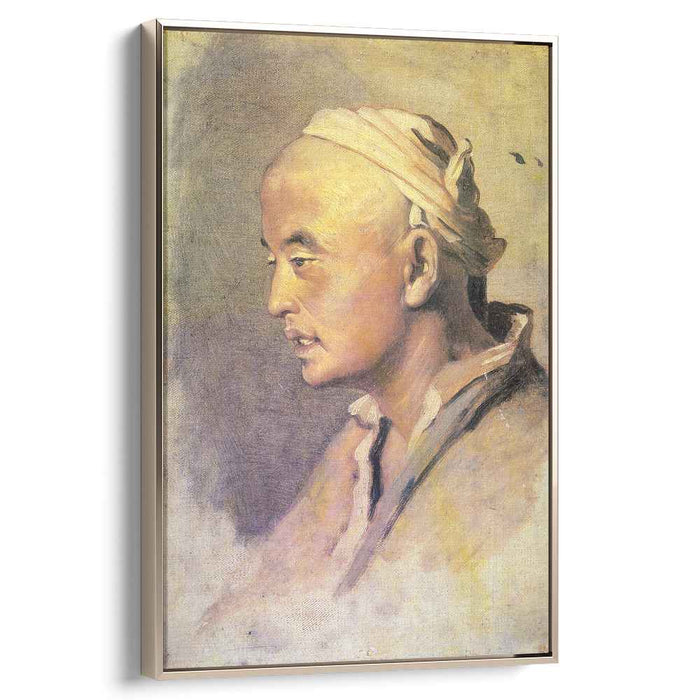 Head of a Kirghiz. Sketch (1869) by Vasily Perov