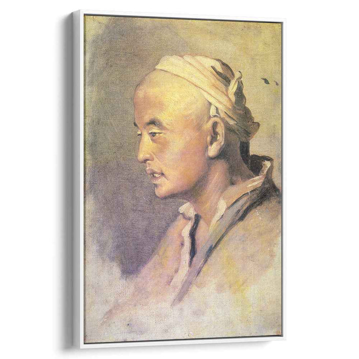 Head of a Kirghiz. Sketch (1869) by Vasily Perov