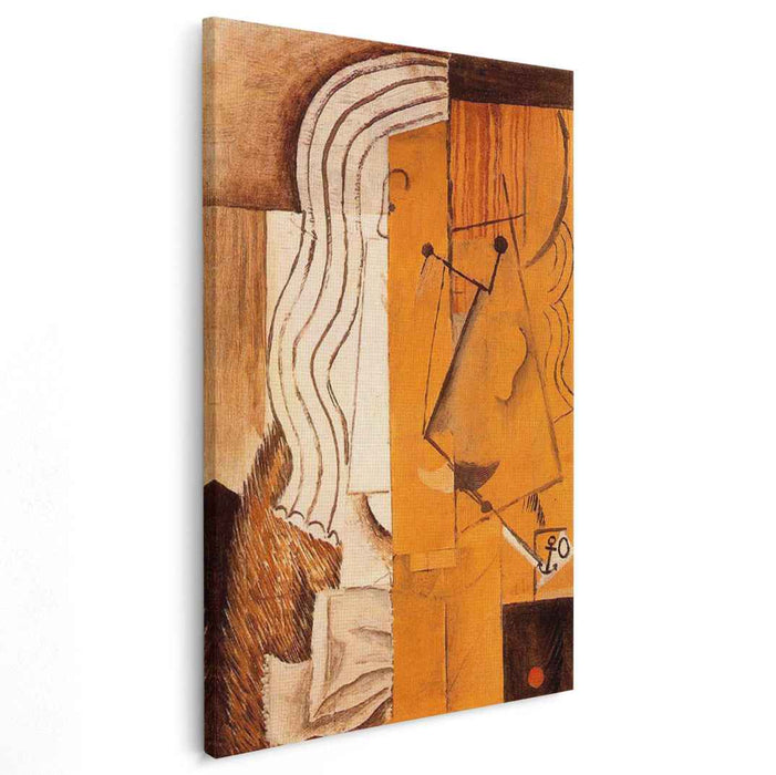 Head of a man (1913) by Pablo Picasso