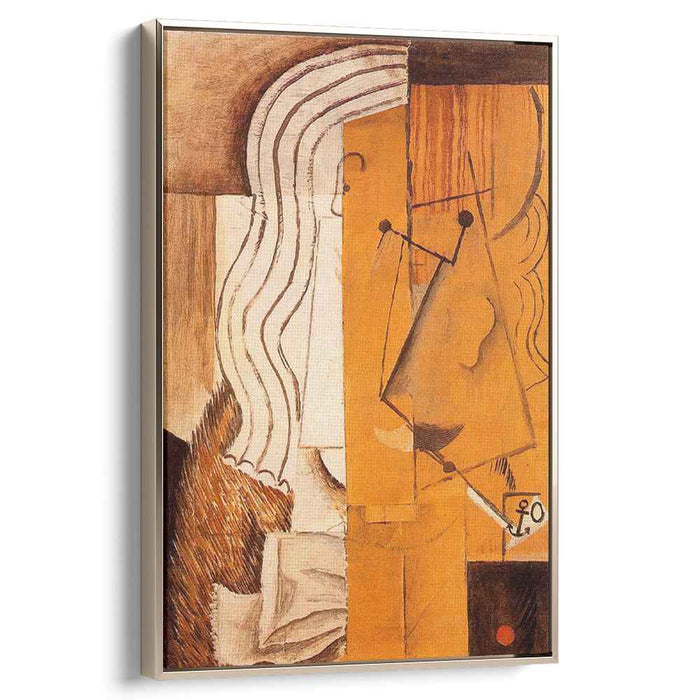 Head of a man (1913) by Pablo Picasso