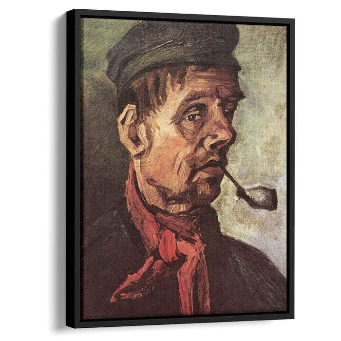 Head of a Peasant with a Pipe (1885) by Vincent van Gogh