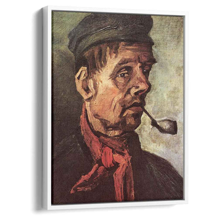 Head of a Peasant with a Pipe (1885) by Vincent van Gogh