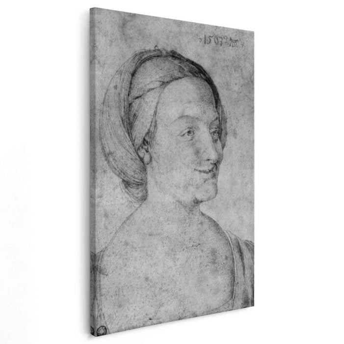 Head of a smiling woman by Albrecht Durer