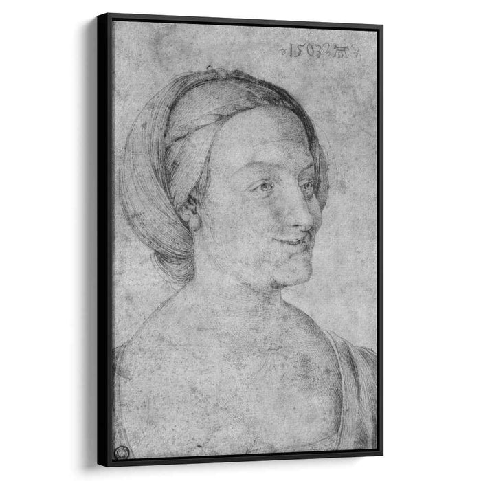 Head of a smiling woman by Albrecht Durer