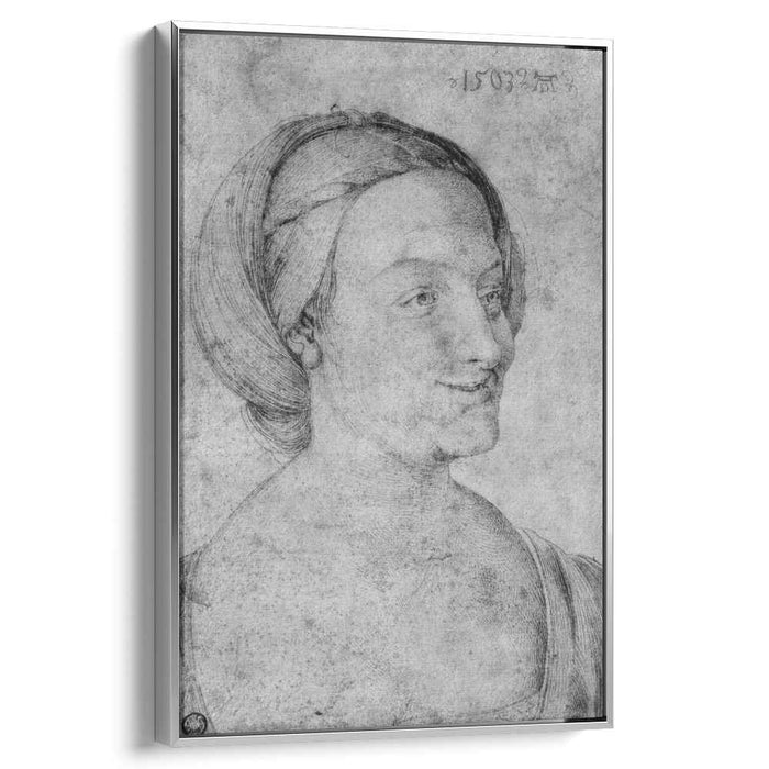 Head of a smiling woman by Albrecht Durer
