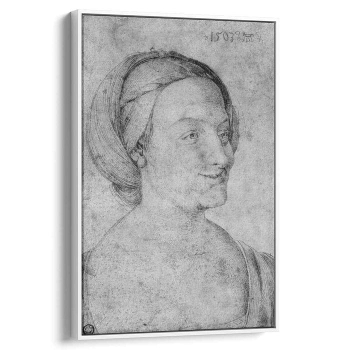 Head of a smiling woman by Albrecht Durer