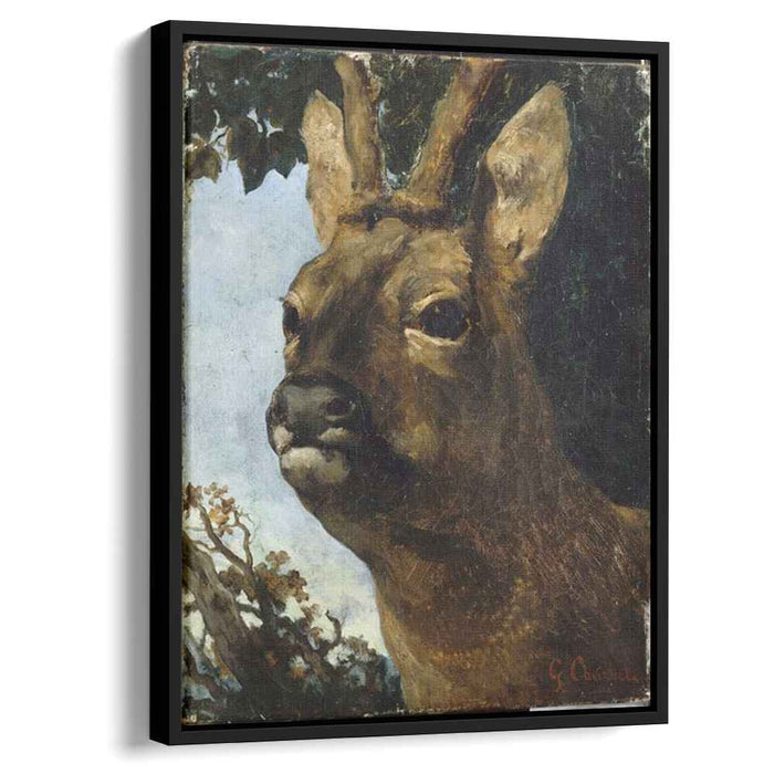 Head of a Young Doe by Gustave Courbet