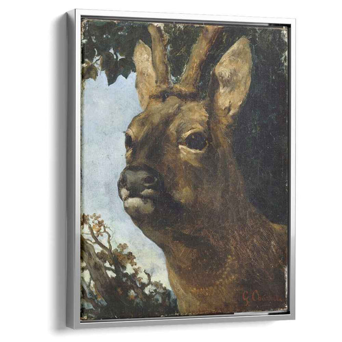 Head of a Young Doe by Gustave Courbet