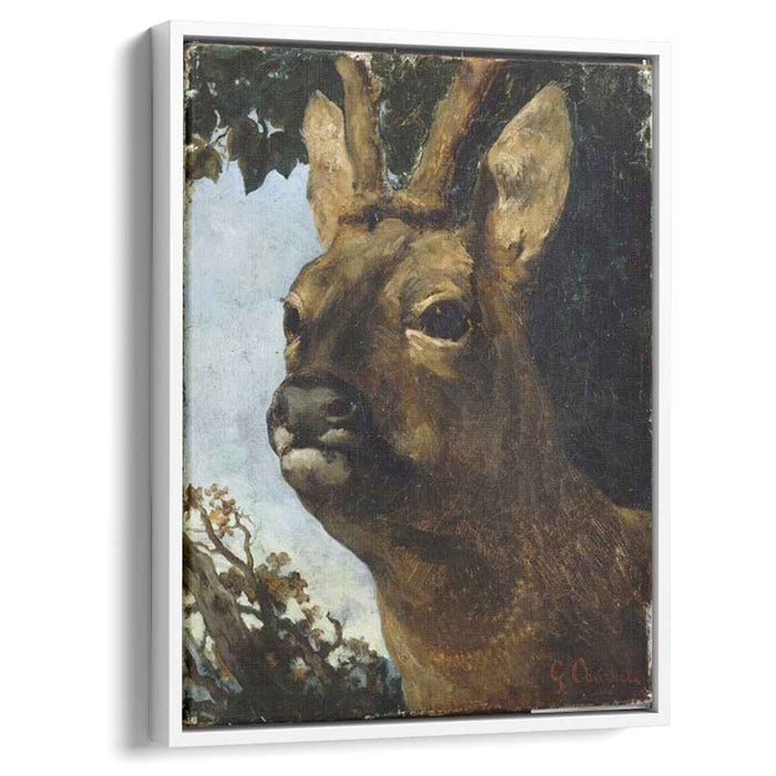 Head of a Young Doe by Gustave Courbet