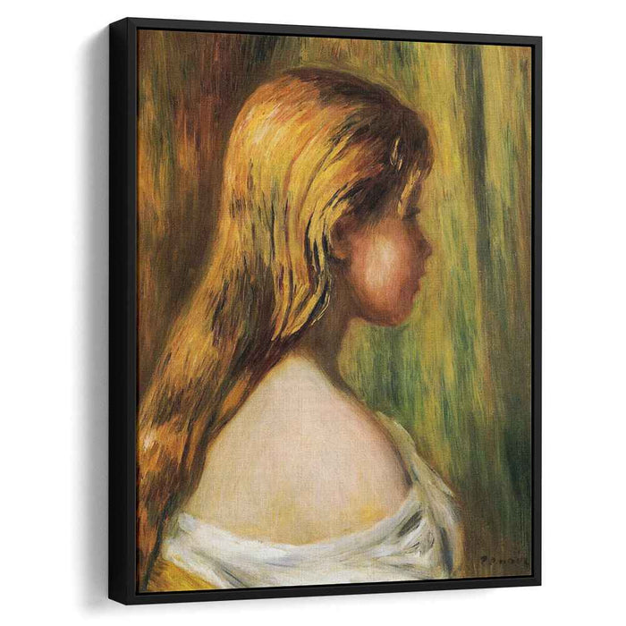 Head of a Young Girl (1890) by Pierre-Auguste Renoir