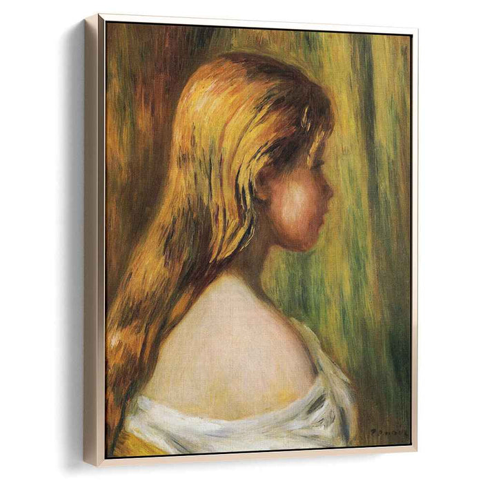 Head of a Young Girl (1890) by Pierre-Auguste Renoir