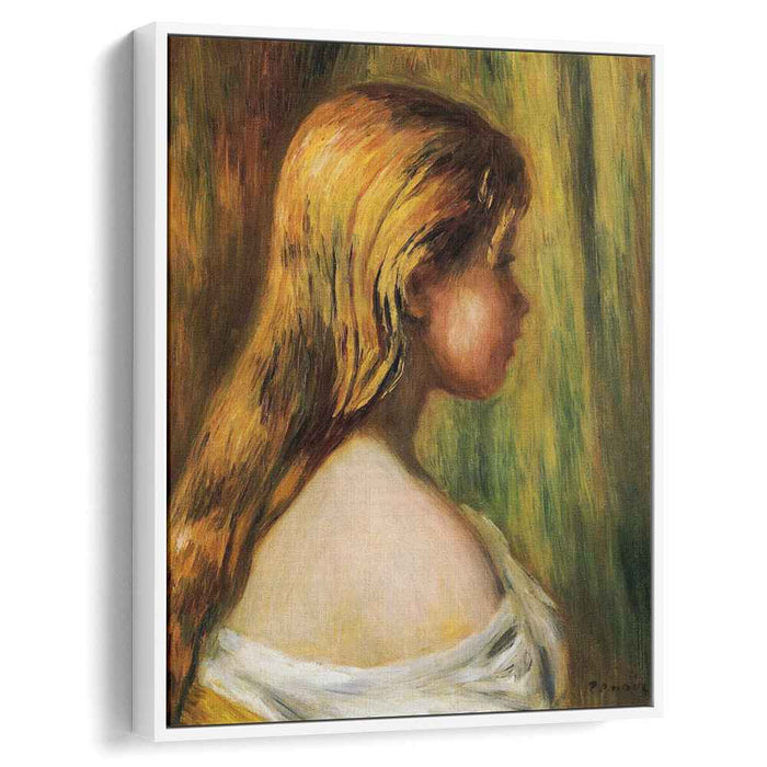 Head of a Young Girl (1890) by Pierre-Auguste Renoir