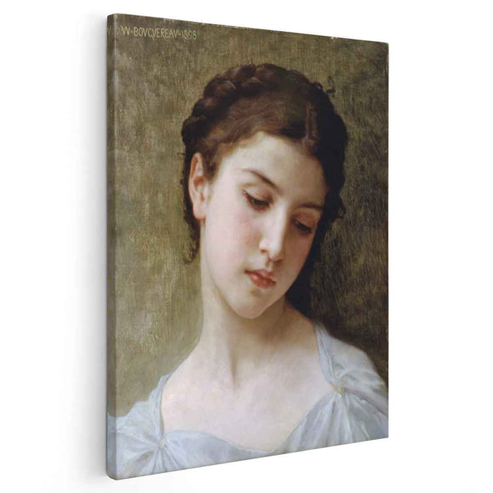 Head Of A Young Girl (1898) by William-Adolphe Bouguereau