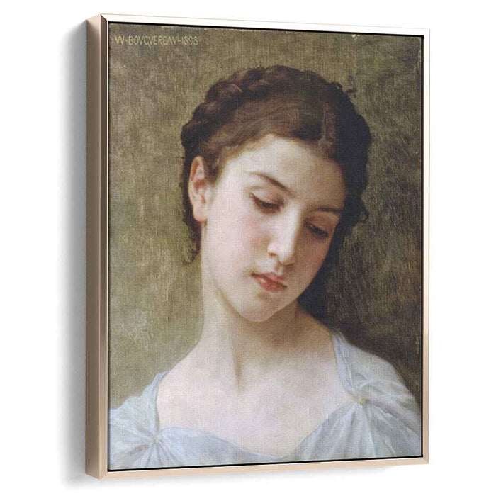 Head Of A Young Girl (1898) by William-Adolphe Bouguereau