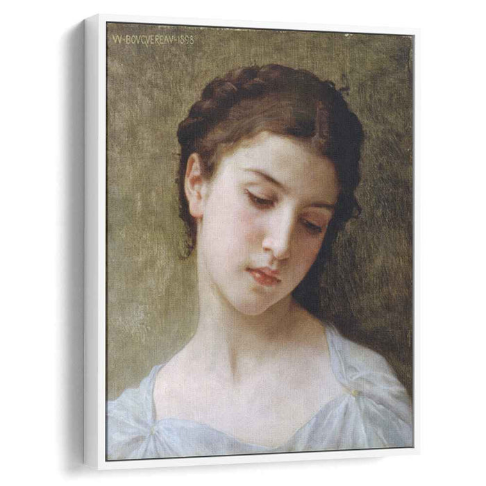 Head Of A Young Girl (1898) by William-Adolphe Bouguereau