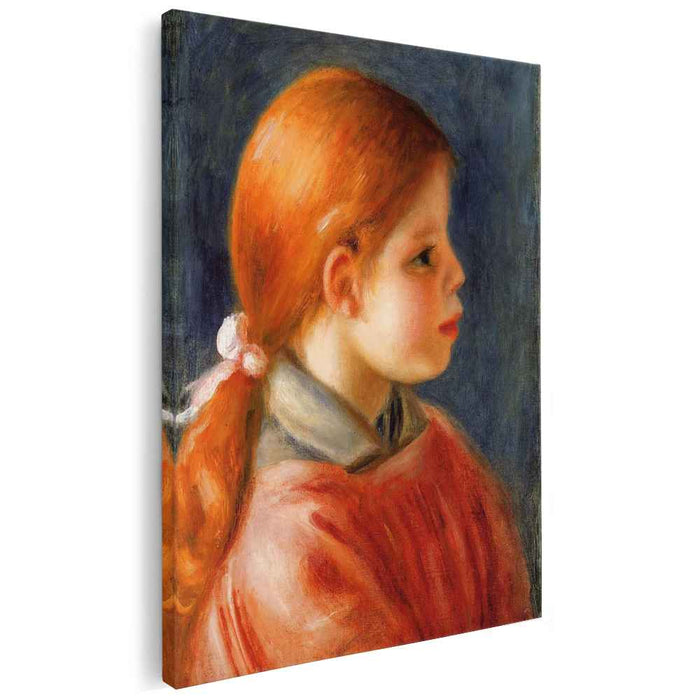 Head of a Young Woman (1888) by Pierre-Auguste Renoir