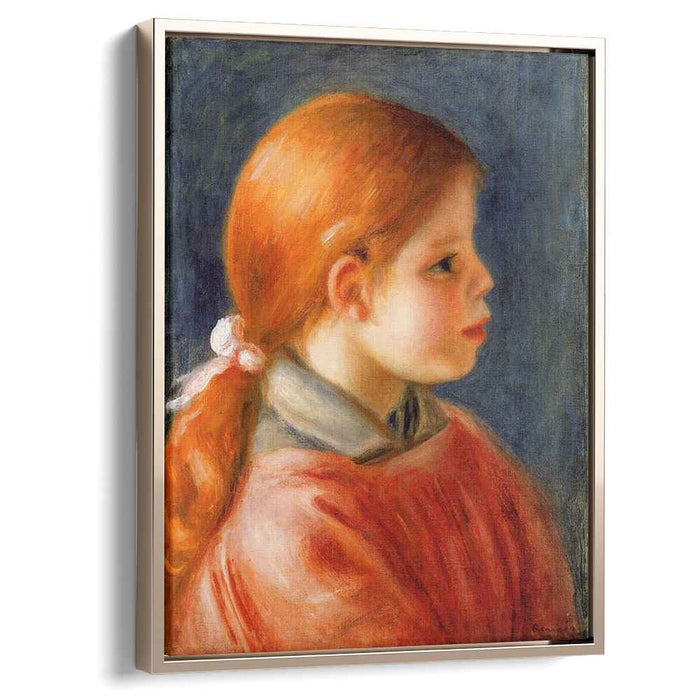 Head of a Young Woman (1888) by Pierre-Auguste Renoir