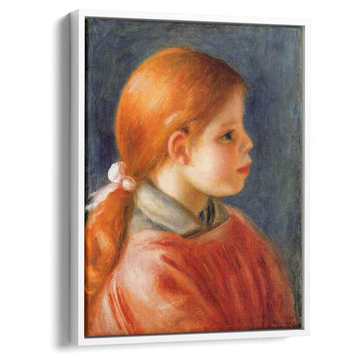 Head of a Young Woman (1888) by Pierre-Auguste Renoir