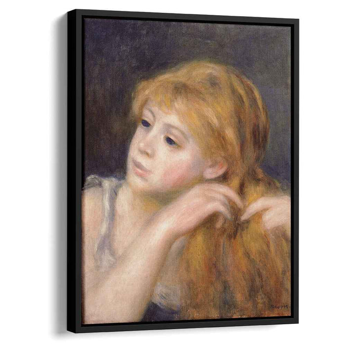 Head of a Young Woman (1890) by Pierre-Auguste Renoir