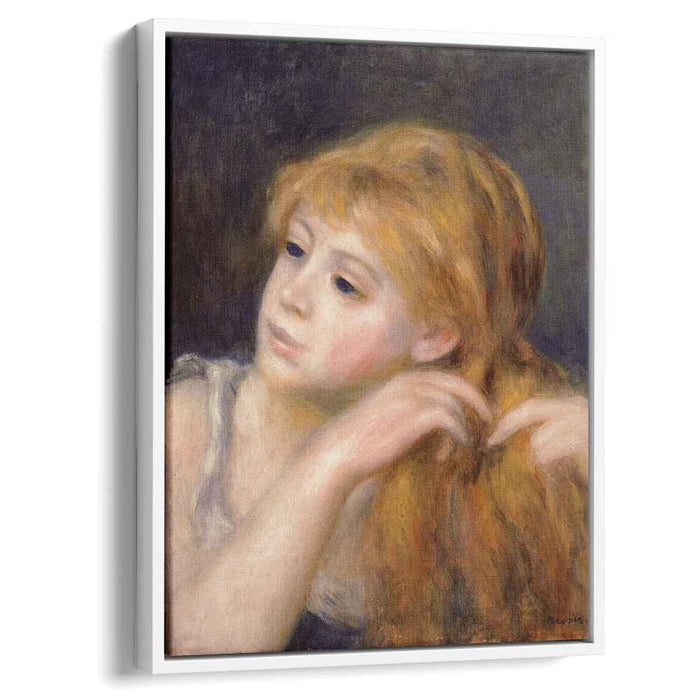 Head of a Young Woman (1890) by Pierre-Auguste Renoir