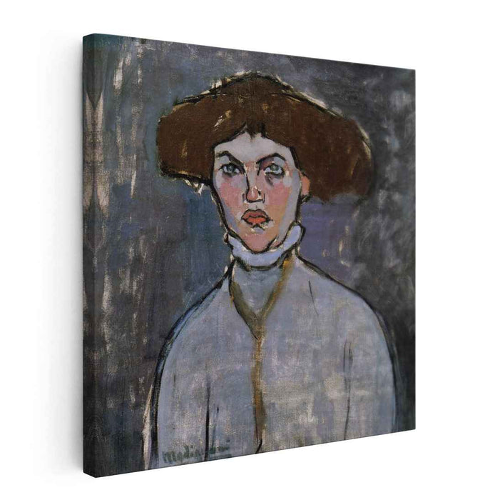 Head of a Young Woman (1908) by Amedeo Modigliani