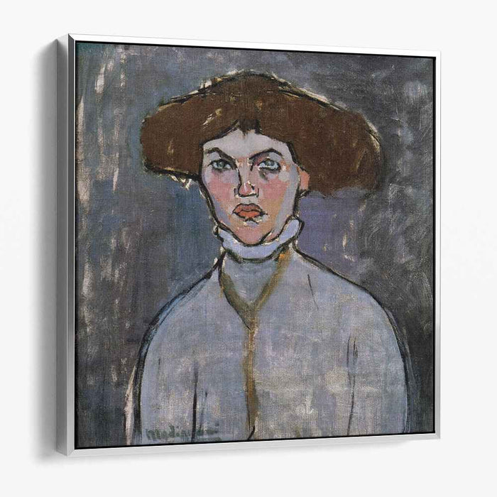 Head of a Young Woman (1908) by Amedeo Modigliani