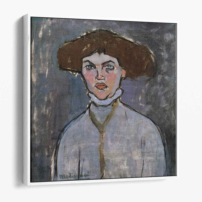 Head of a Young Woman (1908) by Amedeo Modigliani