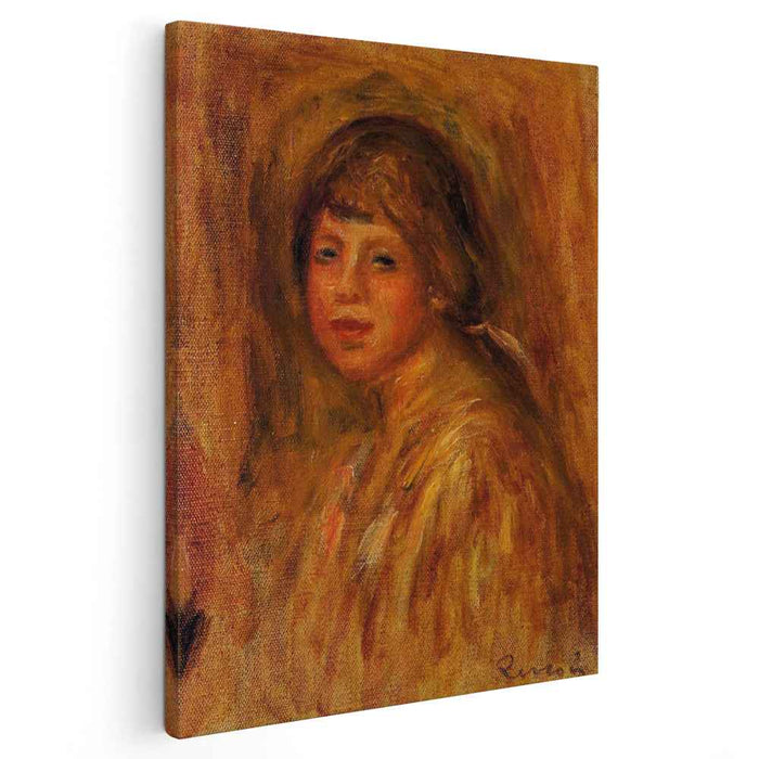 Head of a Young Woman (1915) by Pierre-Auguste Renoir