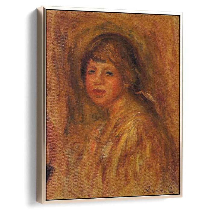 Head of a Young Woman (1915) by Pierre-Auguste Renoir