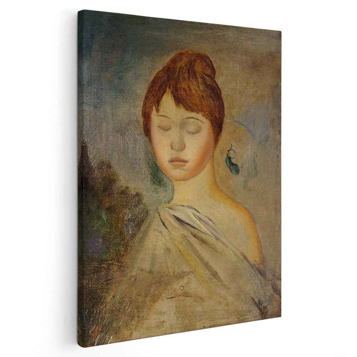 Head of a Young Woman (1887) by Pierre-Auguste Renoir