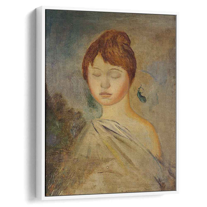 Head of a Young Woman (1887) by Pierre-Auguste Renoir