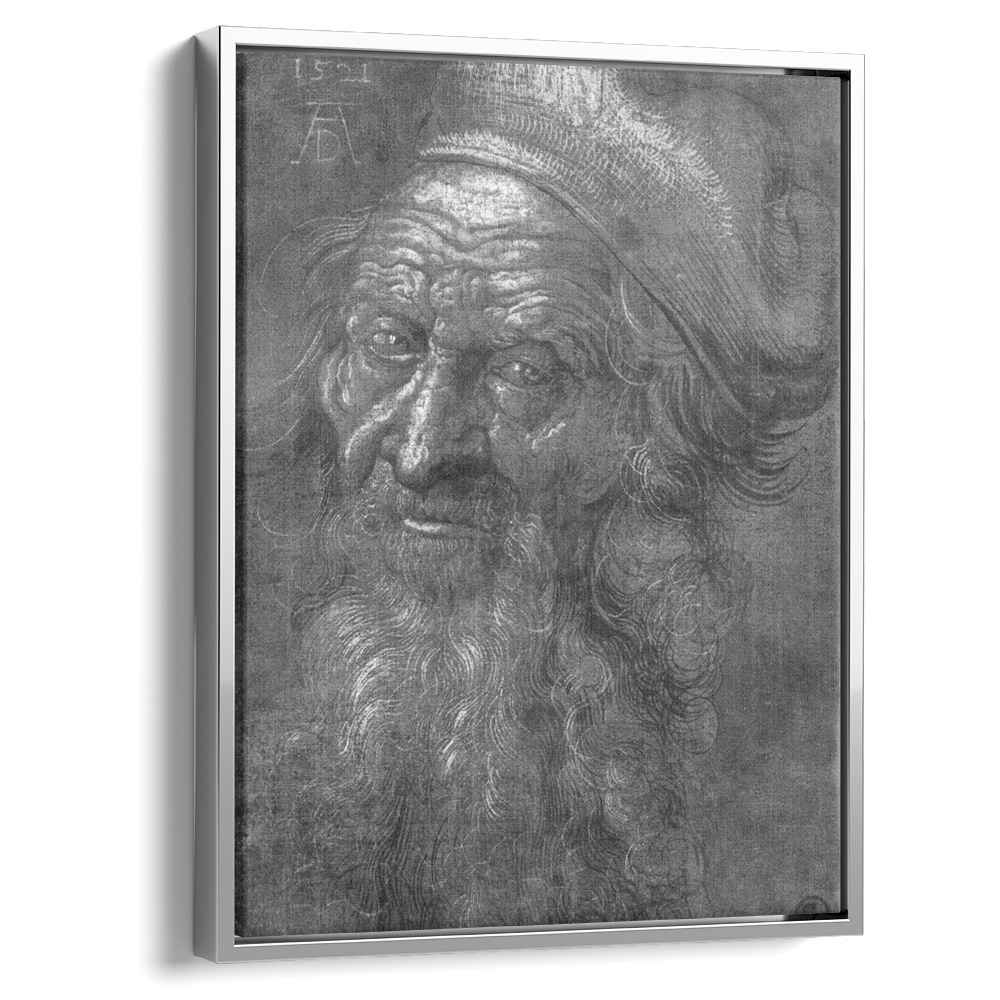 An old man.  鉛筆画 head-of-an-old-