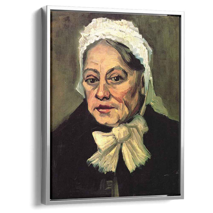 Head of an Old Woman with White Cap The Midwife (1885) by Vincent van Gogh