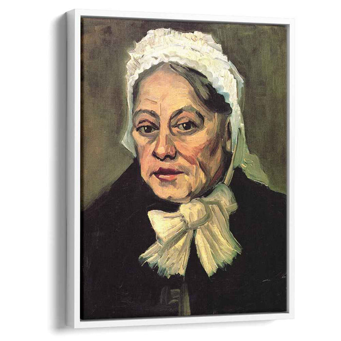 Head of an Old Woman with White Cap The Midwife (1885) by Vincent van Gogh