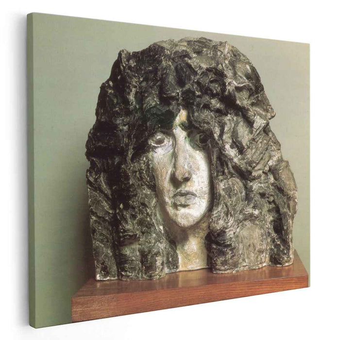 Head of Demon (1890) by Mikhail Vrubel