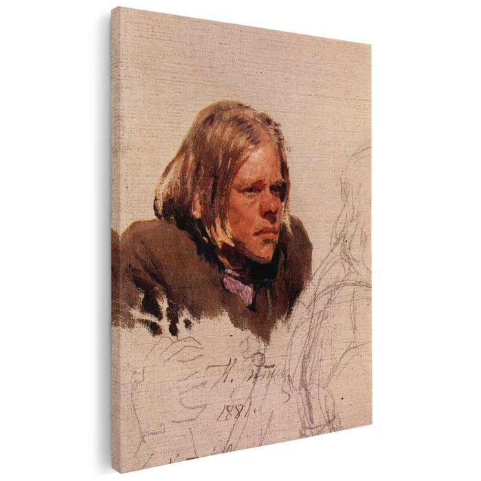 Head of hunchback (1881) by Ilya Repin