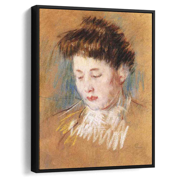 Head of Julie, Looking Down by Mary Cassatt