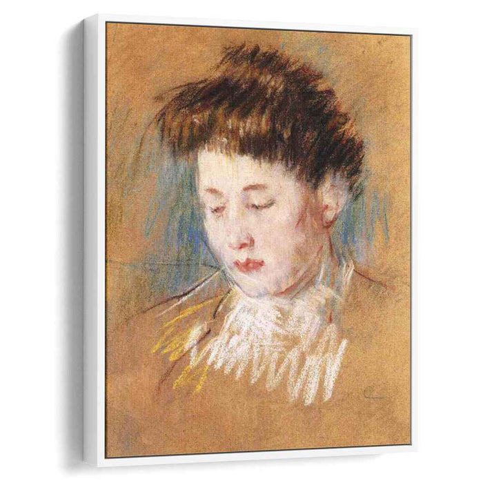 Head of Julie, Looking Down by Mary Cassatt