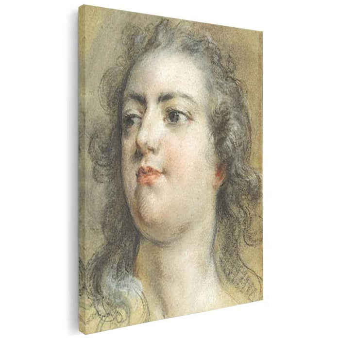 Head of King Louis XV (1729) by Francois Boucher