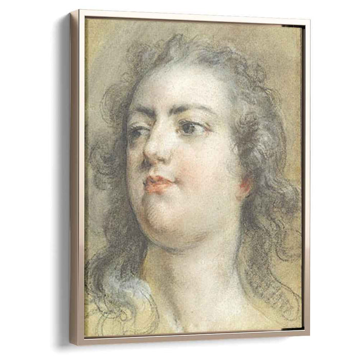 Head of King Louis XV (1729) by Francois Boucher